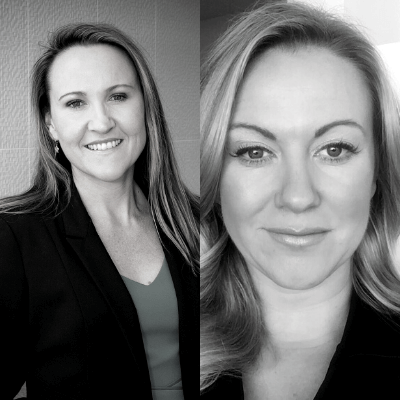2020 winner Shelley Hymas, Director of Phoenix Insurance Brokers in Como, Western Australia, and 2019’s Broker of the Year Lisa Carter, Managing Director of Clear Insurance in Ascot, Queensland